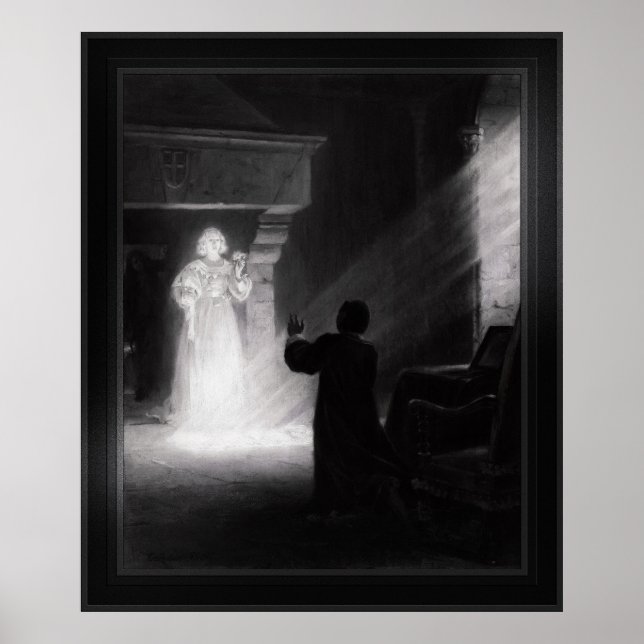 Alix Apparaissant Au Masque by Tony Robert-Fleury Poster (Front)