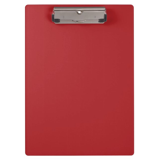 “Alizarin Crimson” Clipboard (Front)