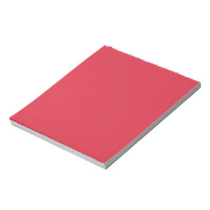 Alizarin (solid colour) notepad