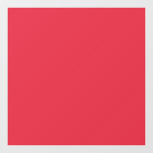 Alizarin (solid colour) window cling