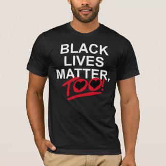ALKEBULAN - BLM TOO! HEARTS T-Shirt