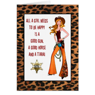 "All A Cowgirl Diva Needs To Be Happy..."