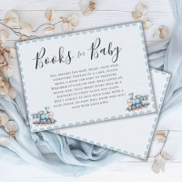 All Aboard Baby Train Books for Baby Blue Shower