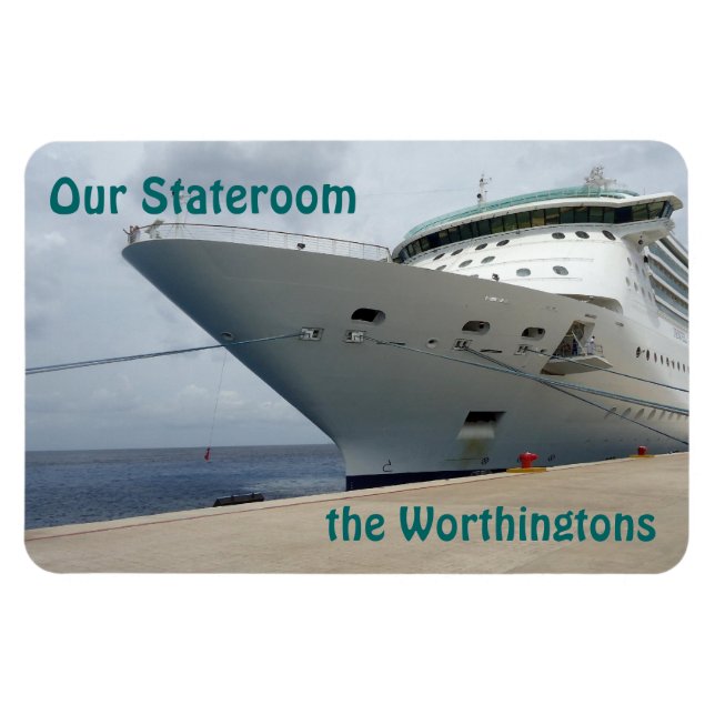 All Aboard Cabin Door Marker Magnet (Horizontal)
