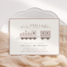 All Aboard! Girls Train Birthday Party