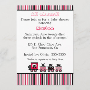 All Aboard Invitation