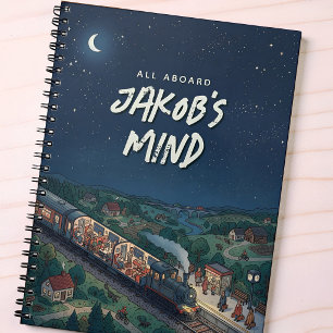 All Aboard Night Train Personalized Thought Planner