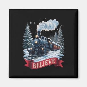 All Aboard Polar Express Christmas North Pole Xmas Magnet