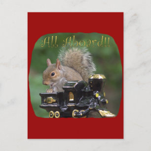 "All Aboard!" ... Postcard