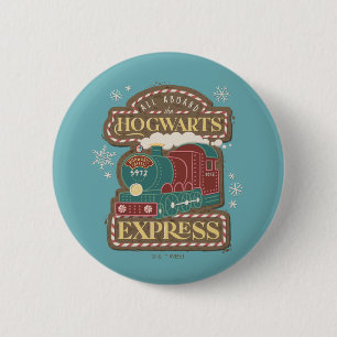 All Aboard the HOGWARTS™ Express Christmas Cookie 2 Inch Round Button