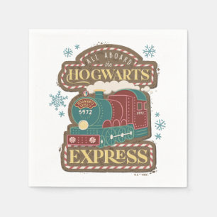 All Aboard the HOGWARTS™ Express Christmas Cookie Napkin