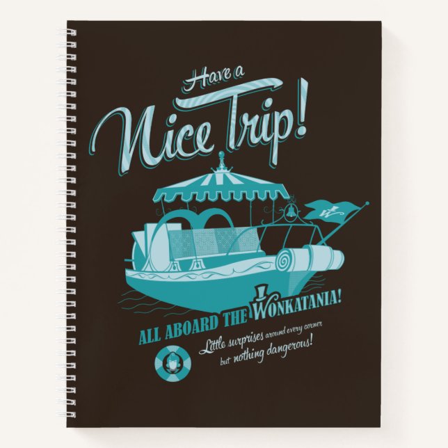 All Aboard The Wonkatania! Notebook (Front)