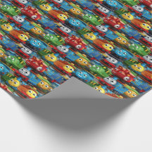 All Aboard! Train Gift Wrap