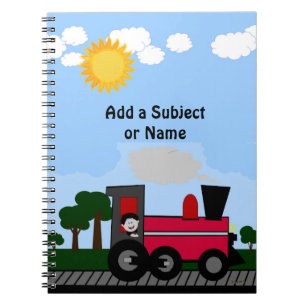 All Aboard Train Notebook
