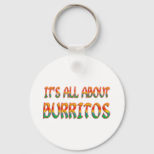 All About Burritos Keychain