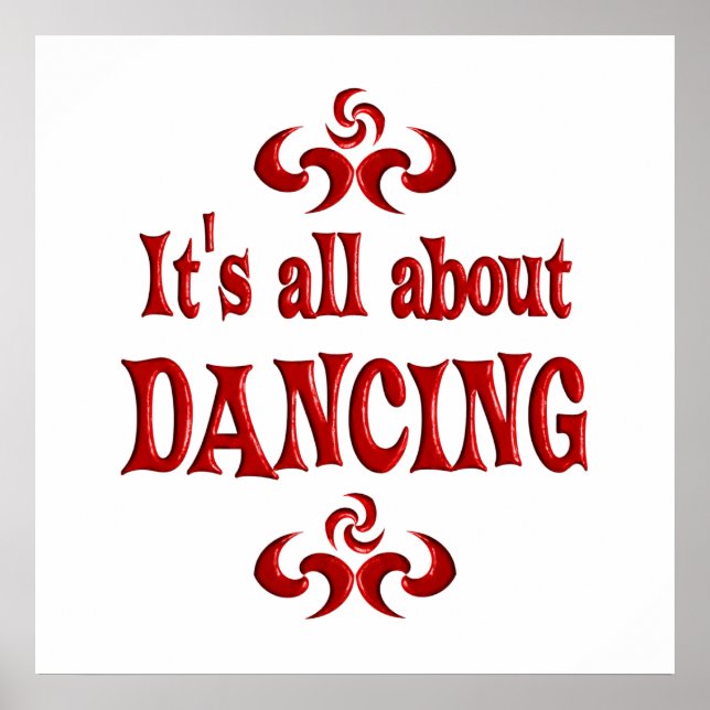 ALL ABOUT DANCING POSTER (Front)