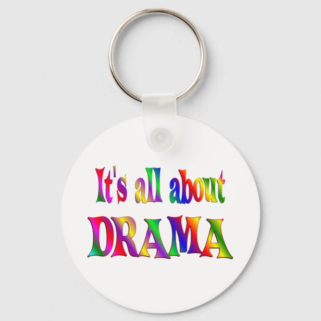 All About Drama Keychain (Front)