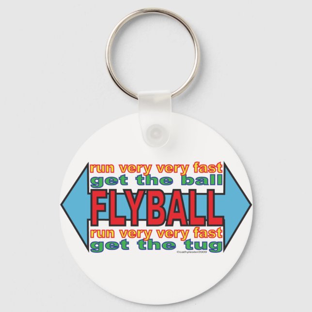 All about Flyball Keychain (Front)