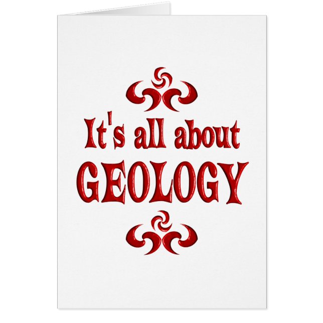 ALL ABOUT GEOLOGY (Front)