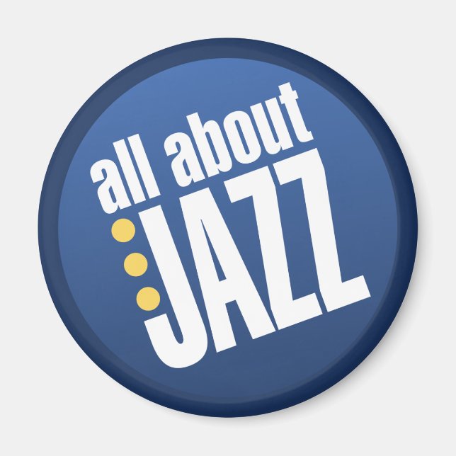 All About Jazz Magnet (Front)