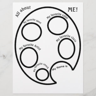 All about ME! Art Class Students Letterhead