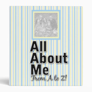All About Me From A To Z Binder (Blue)