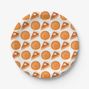 All About Pumpkin Pie Paper Plate