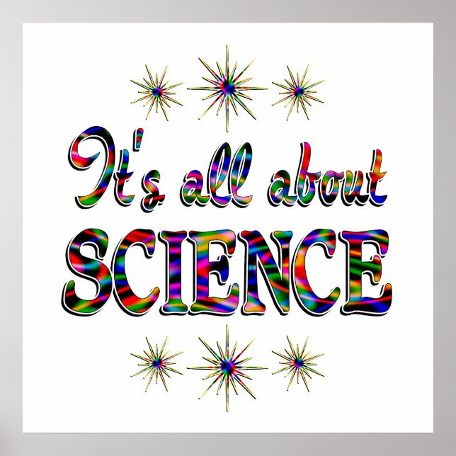 ALL ABOUT SCIENCE POSTER (Front)