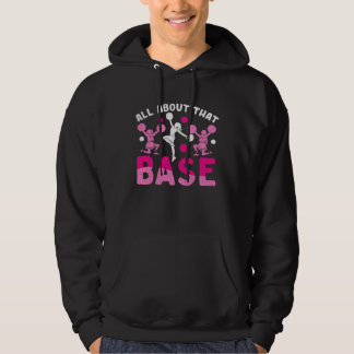 All About That Base Funny Cheer Cheerleader Cheerl Hoodie