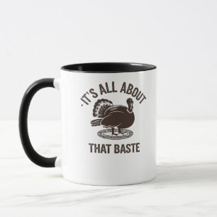 All About That Baste Christmas Trendy Mug