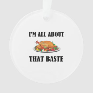 All About That Baste Classic Artistic Design Ornament