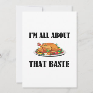 All About That Baste Classic Design Holiday Card