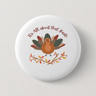 All About That Baste Classic Sloth 2 Inch Round Button