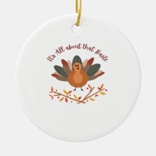 All About That Baste Classic Sloth Ceramic Ornament