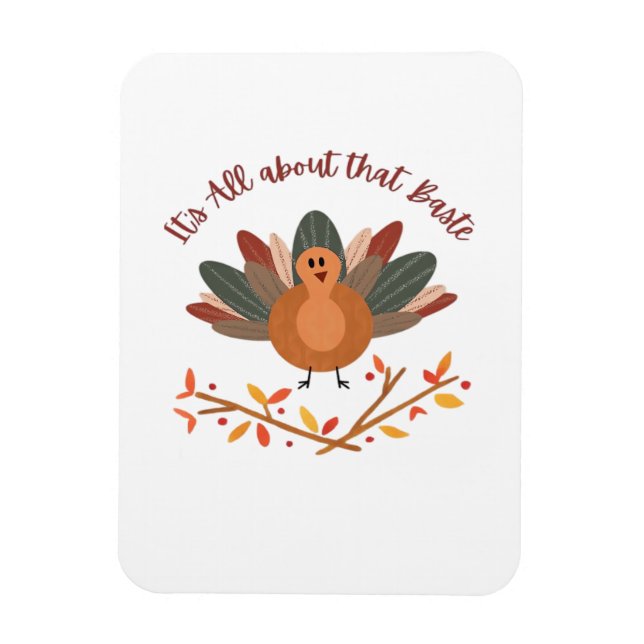 All About That Baste Classic Sloth Magnet (Vertical)