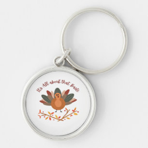All About That Baste Sloth Classic Whimsical Style Keychain