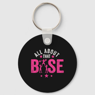 All About That Se Cheerleading Design, Cheer , Che Keychain