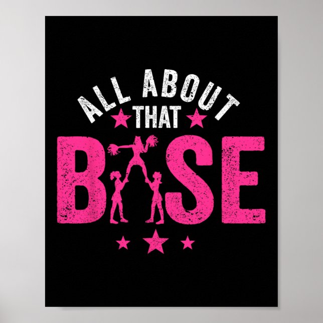 All About That Se Cheerleading Design, Cheer , Che Poster (Front)