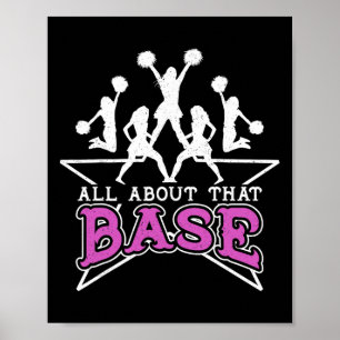 All About That Se Cheerleading Design, Cheer Gift, Poster