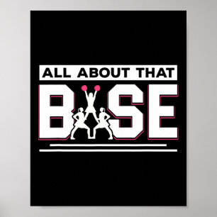All About That Se Dancing Cheerleading Cheerleader Poster