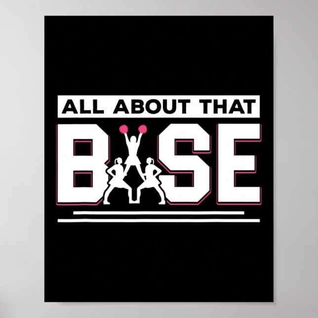 All About That Se Dancing Cheerleading Cheerleader Poster (Front)