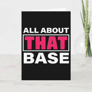 All About That Se - Funny Cheerleading Pun Gift  Card