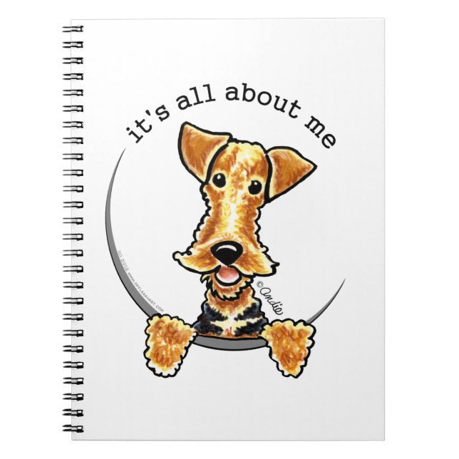 All About the Airedale Terrier Notebook (Front)