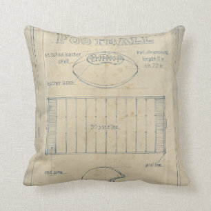 All About the Game - Football Throw Pillow