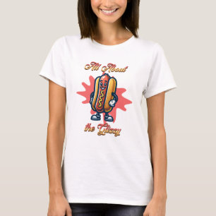 All About the Glizzy Funny Hot dog Humour T-Shirt