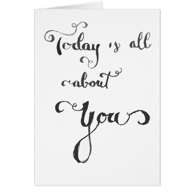 All About You Card - "paint" (Front)
