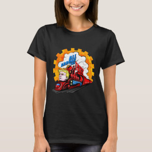 All Abroad The Trump Train 2024 Future Is Bright T-Shirt