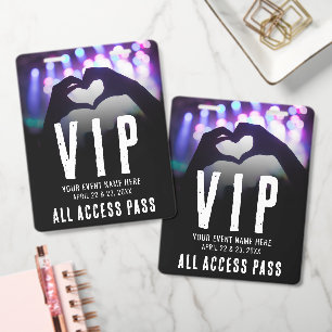 All Access Event VIP Badge
