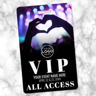 All Access Logo Event VIP Badge