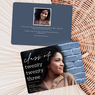 All Aligned   Photo Graduation Announcement